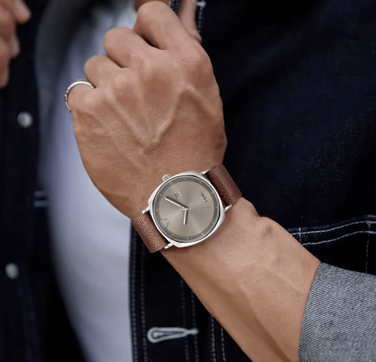 Tomi Men's Watch & Pen Gift Set - Business Quartz Calendar