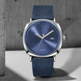 Tomi Men's Watch & Pen Gift Set - Business Quartz Calendar