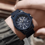 Men's Military Sport Watch Set (4-Pack), Quartz & Nylon
