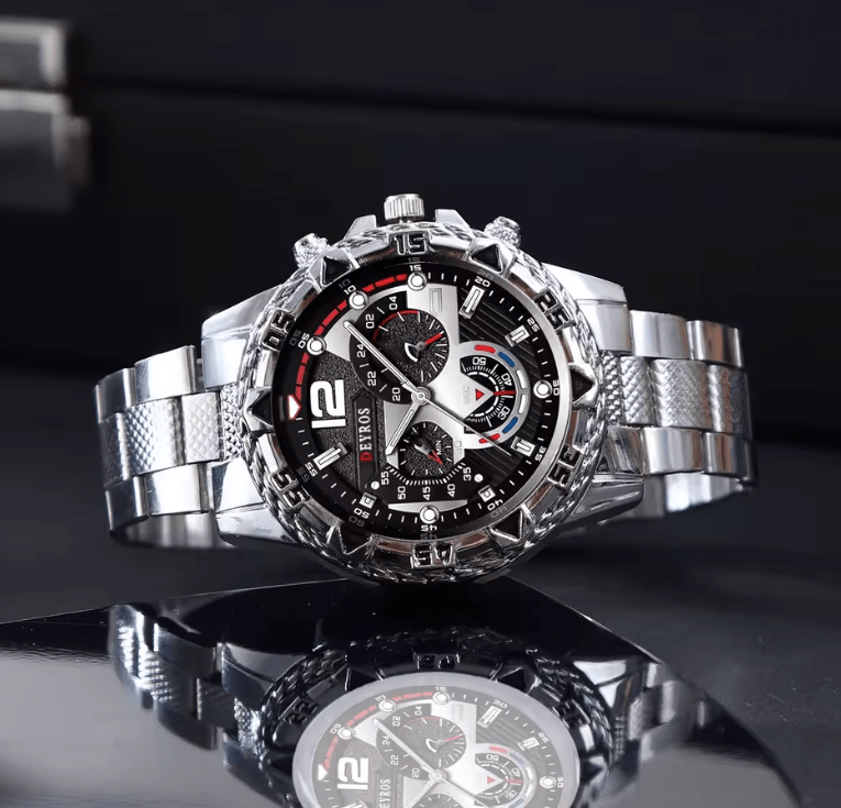 2-piece Men's Business Quartz Watch Set | Analog Casual