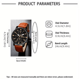 Men's Quartz Watch Set (2-Pack) - Business Casual Style