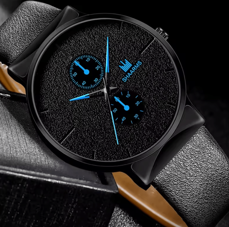 Men's 2-Piece Quartz Watch Set - Business & Casual