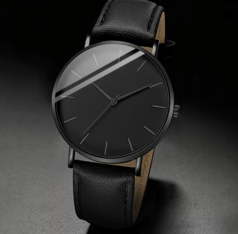 Men's Quartz Watch & Bracelet Set | Business Vintage