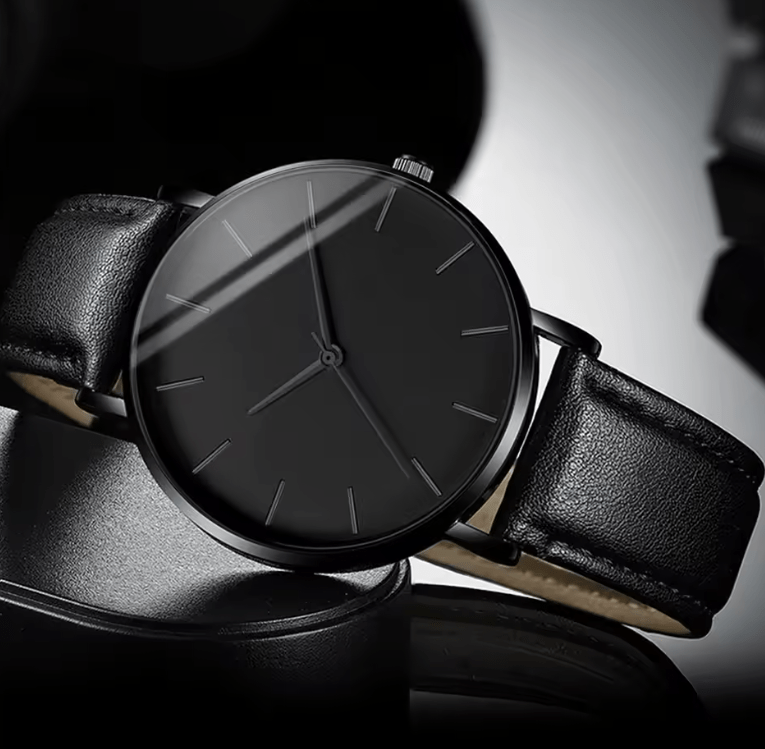 Men's Quartz Watch & Bracelet Set | Business Vintage
