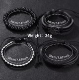 Men's Quartz Watch & Bracelet Set | Business Vintage