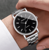 2-Piece Men's Business Analog Quartz Watch Set
