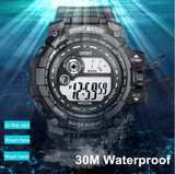 Men's LED Digital Sport Watch Luminous Waterproof