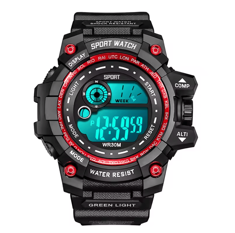 Men's LED Digital Sport Watch Luminous Waterproof