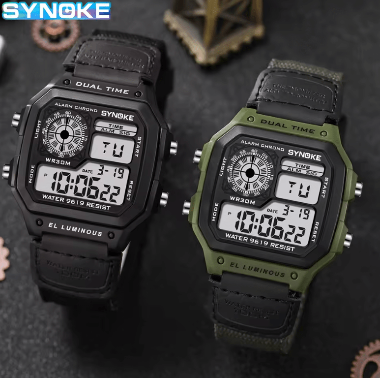 Synoke Military Digital Watch for Men | Outdoor, Luminous