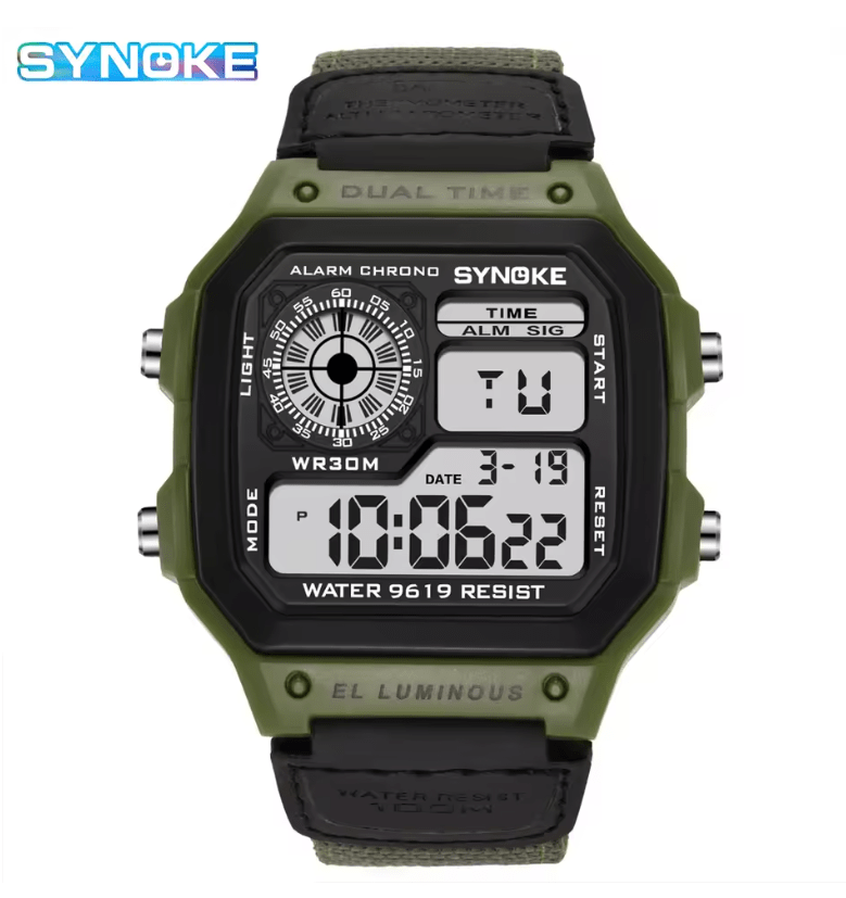Synoke Military Digital Watch for Men | Outdoor, Luminous