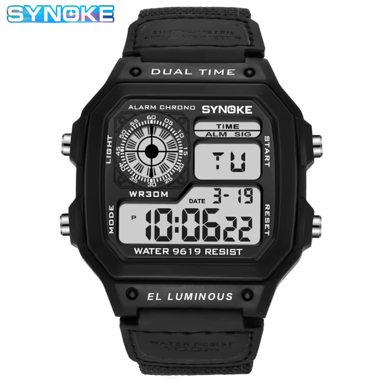 Synoke Military Digital Watch for Men | Outdoor, Luminous