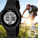 Men's Digital Sport Watch with LED, Alarm & 5 Bar