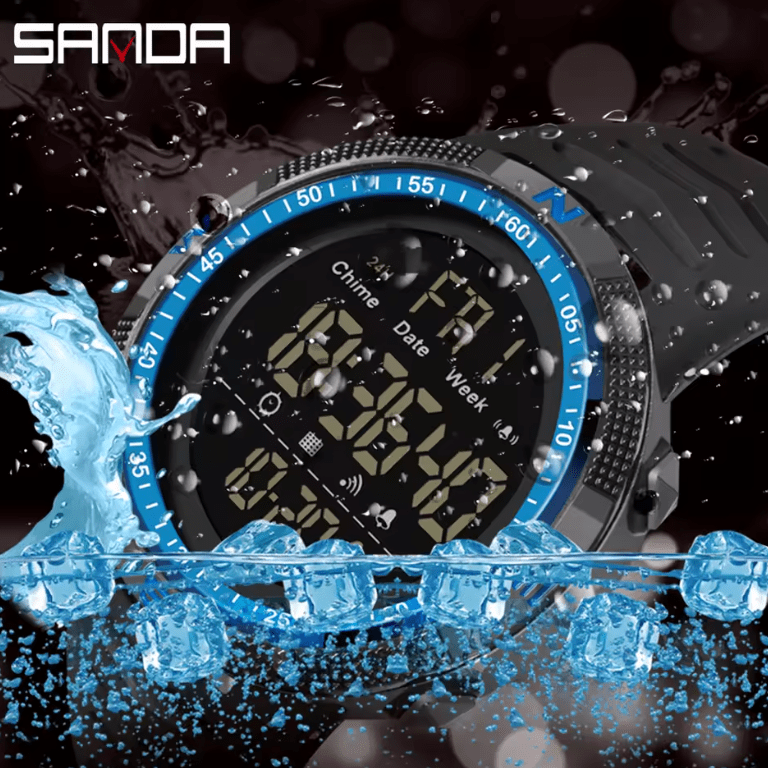 Sanda Military Digital Sport Watch – Shockproof, Waterproof