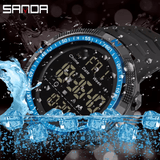 Sanda Military Digital Sport Watch – Shockproof, Waterproof