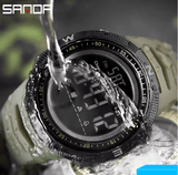 Sanda Military Digital Sport Watch – Shockproof, Waterproof