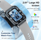 LAXASFIT H9 Smartwatch with Bluetooth Calls & Custom Faces