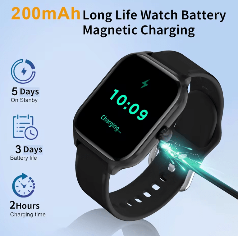 LAXASFIT H9 Smartwatch with Bluetooth Calls & Custom Faces