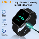 LAXASFIT H9 Smartwatch with Bluetooth Calls & Custom Faces