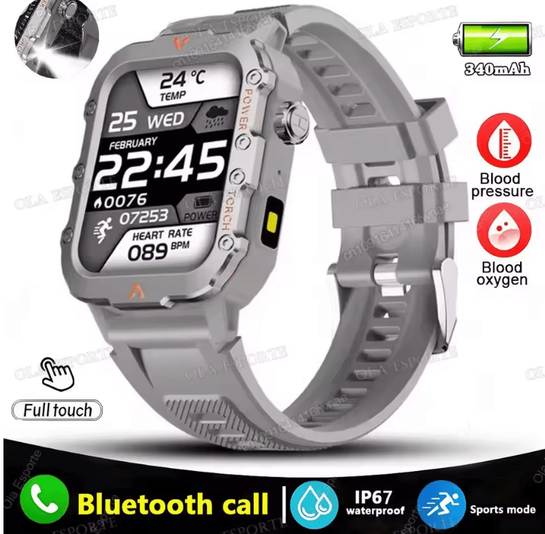 Outdoor Sports Smartwatch 2025 for Men & Women