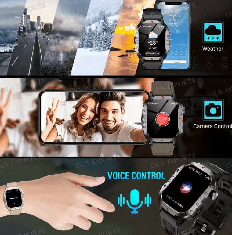 Outdoor Sports Smartwatch 2025 for Men & Women
