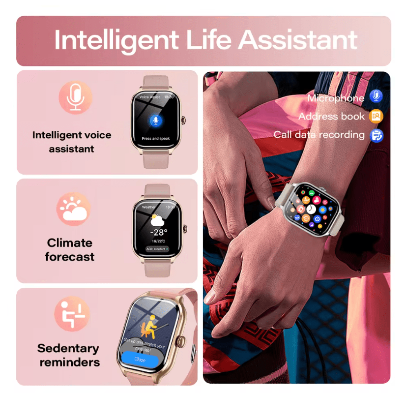 LAXASFIT 2025 Smart Watch for Men & Women