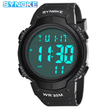 SYNOKE 30M Waterproof Digital Sports Watch for Men