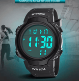 SYNOKE 30M Waterproof Digital Sports Watch for Men
