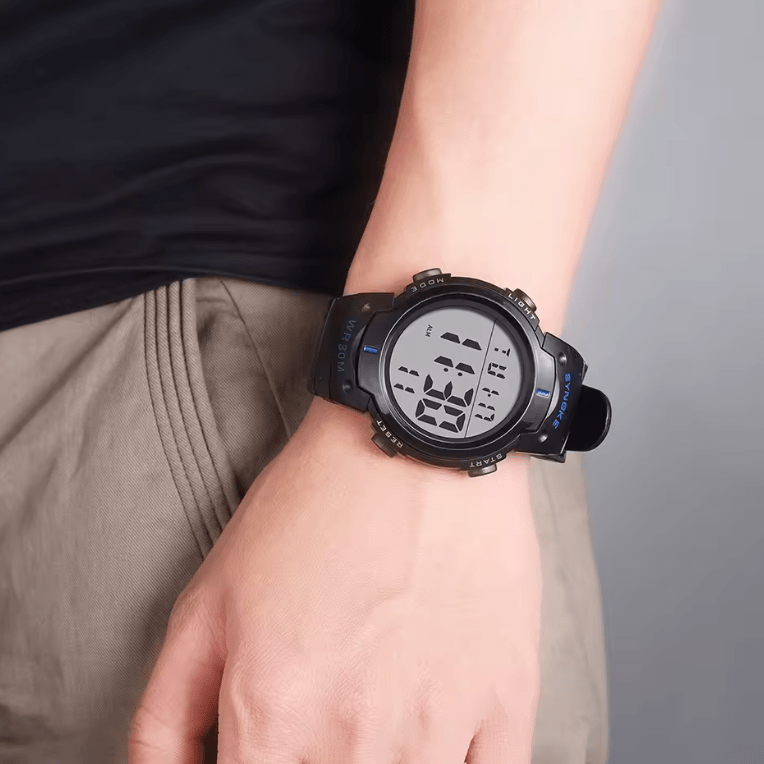 SYNOKE 30M Waterproof Digital Sports Watch for Men