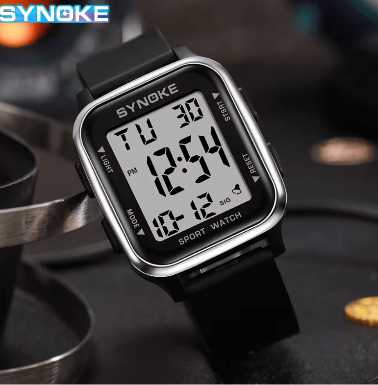 Synoke Men's Military Digital Sports Watch