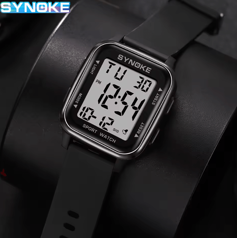 Synoke Men's Military Digital Sports Watch