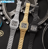 SYNOKE Men's Digital Chrono Watch, 5 Bar Water Resistant