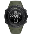 SMAEL Men's Sports Digital Watch, Big LED Dial, Alarm