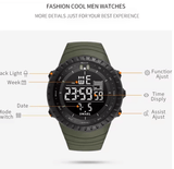 SMAEL Men's Sports Digital Watch, Big LED Dial, Alarm