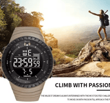 SMAEL Men's Sports Digital Watch, Big LED Dial, Alarm