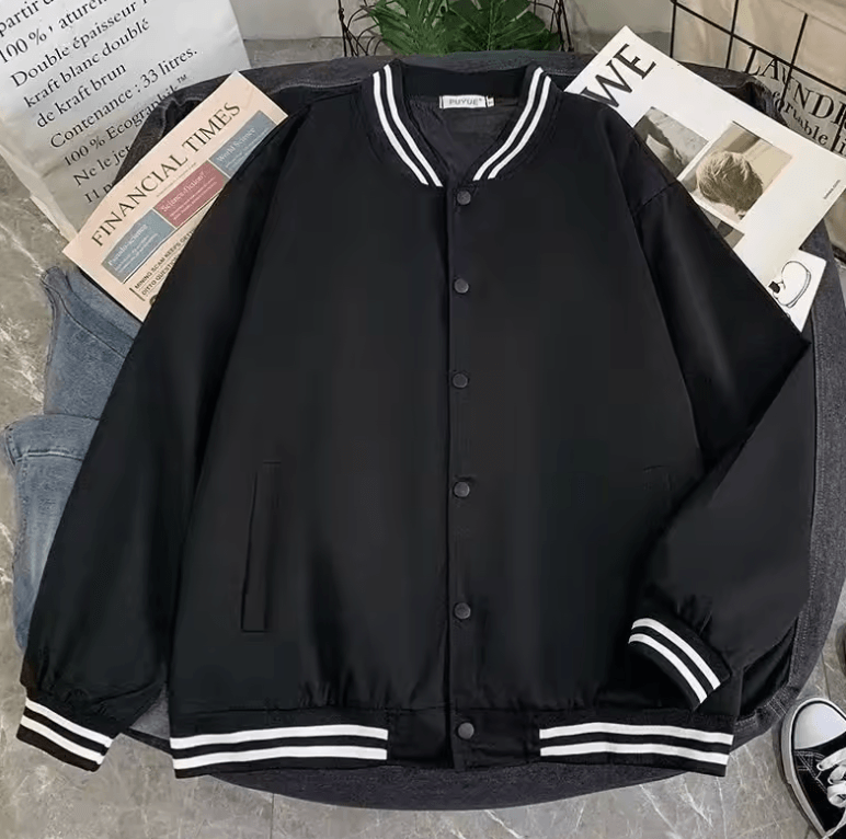 Men’s & Women’s High-Street Windbreaker – Loose Baseball Jackets, Lightweight Autumn & Spring Coats