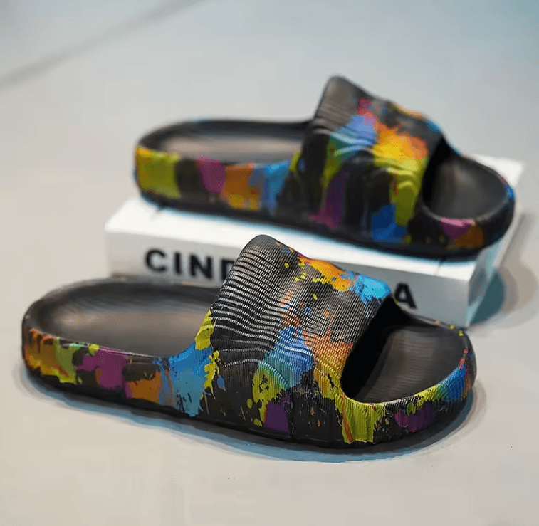 Men’s Summer Slippers – Creative Non-Slip Beach & Indoor Casual Slides