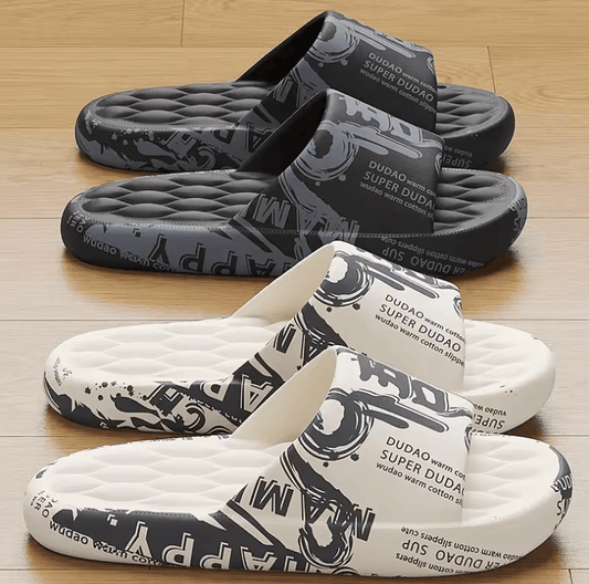 2025 Unisex Summer Slippers – Thick-Soled Beach Sandals & Home Bath Flip Flops
