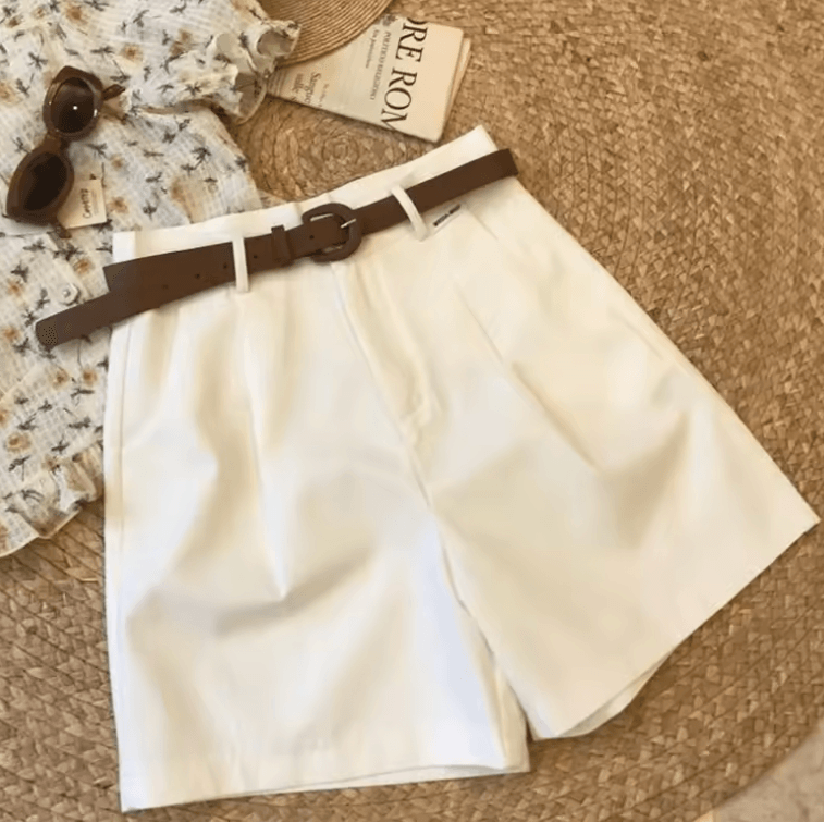 Women’s Wide-Leg Shorts – Classic, Lightweight & Breathable for Summer 2025