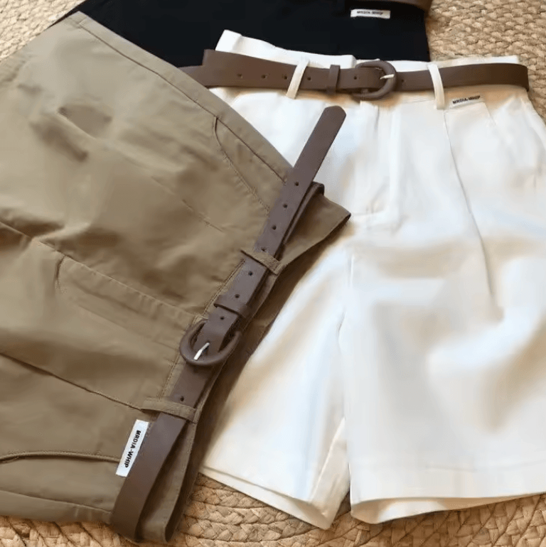 Women’s Wide-Leg Shorts – Classic, Lightweight & Breathable for Summer 2025