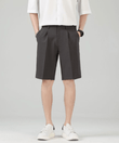 🔥 Fashion Summer Ice Silk Suit Shorts for Men – Cool & Stylish