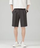 🔥 Fashion Summer Ice Silk Suit Shorts for Men – Cool & Stylish