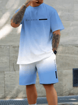 Men’s Hawaiian T-Shirt & Shorts Set – 2-Piece Summer Beach Outfit – Casual Short Sleeve Top & Athletic Vacation Shorts