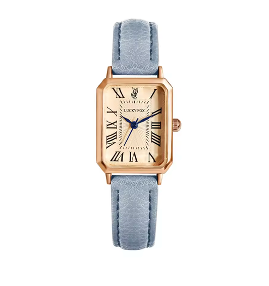 Retro Digital Dial Women’s Quartz Watch – Square Face Casual Leather Strap Wristwatch – Vintage Fashion Clock for Girls & Ladies Gift