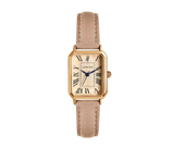 Retro Digital Dial Women’s Quartz Watch – Square Face Casual Leather Strap Wristwatch – Vintage Fashion Clock for Girls & Ladies Gift