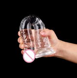Big Crystal Clear Dildo – Realistic Transparent Penis with Suction Cup, Huge Jelly Dildo for Vaginal & Anal Play, Adult Sex Toy for Women and Couples
