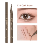 Waterproof Liquid Eyeliner Pen – Ultra-Fine Tip, Quick Dry, Long-Lasting Matte Black/Brown – Smudge-Proof Eye Makeup for Precise Liner & Lying Silkworm Effect
