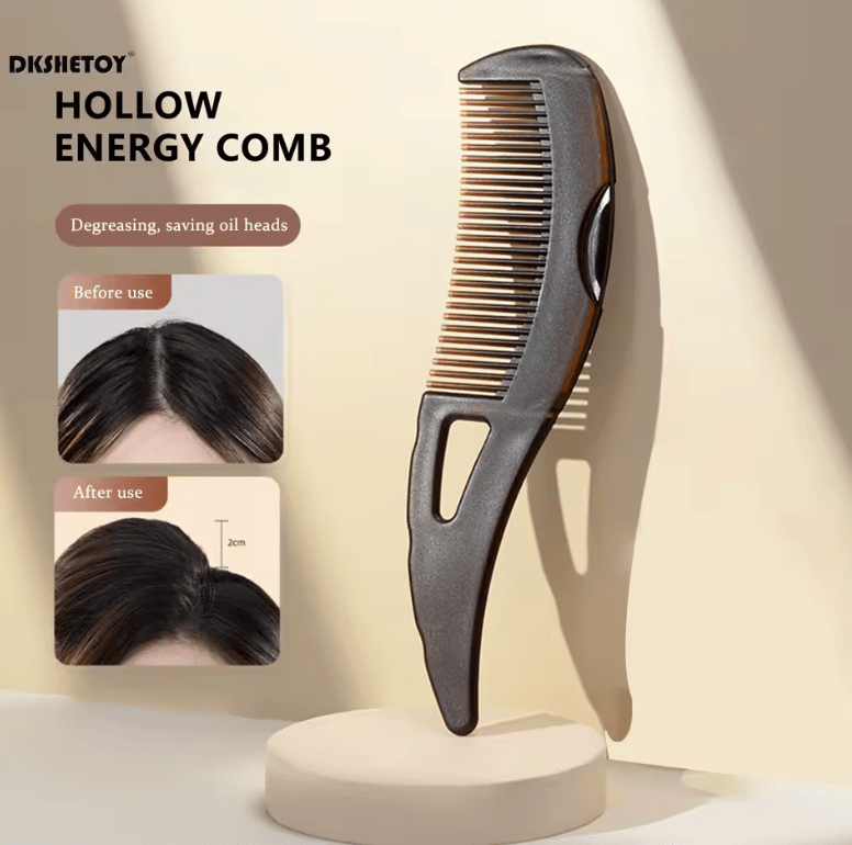 Self-Cleaning Hair Comb – Anti-Static Scalp Massage Comb for Men & Women – Hair Styling Tool for Healthier Scalp & Easy Detangling