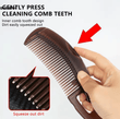 Self-Cleaning Hair Comb – Anti-Static Scalp Massage Comb for Men & Women – Hair Styling Tool for Healthier Scalp & Easy Detangling