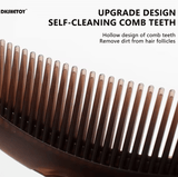 Self-Cleaning Hair Comb – Anti-Static Scalp Massage Comb for Men & Women – Hair Styling Tool for Healthier Scalp & Easy Detangling