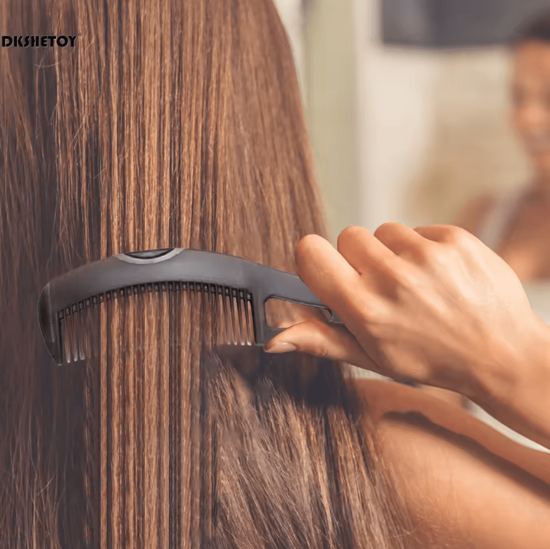 Self-Cleaning Hair Comb – Anti-Static Scalp Massage Comb for Men & Women – Hair Styling Tool for Healthier Scalp & Easy Detangling